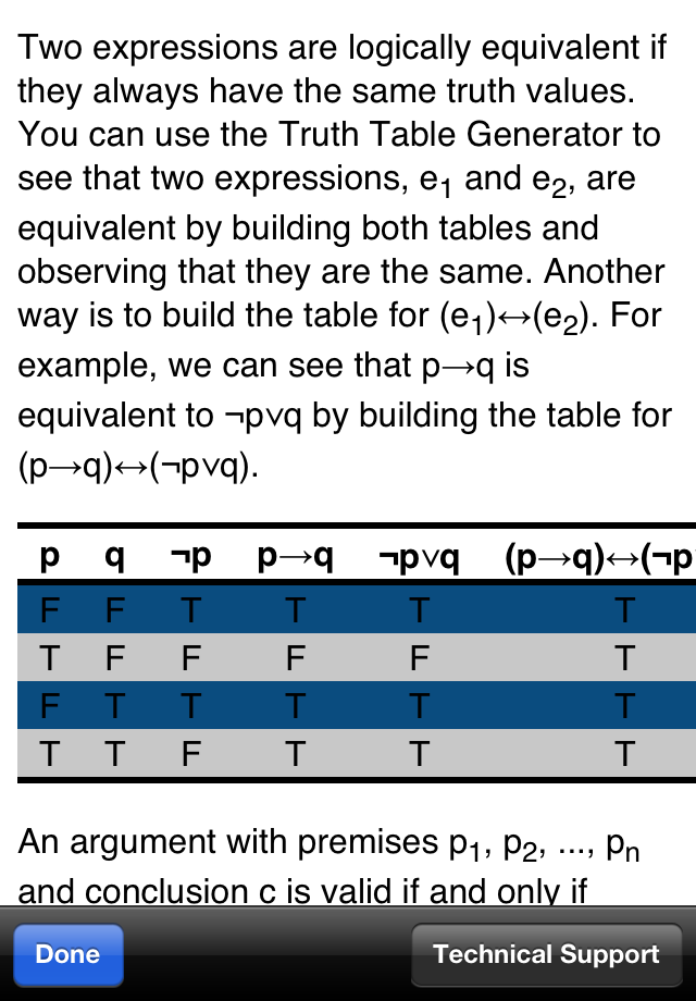 App Shopper Truth Table Generator (Education)